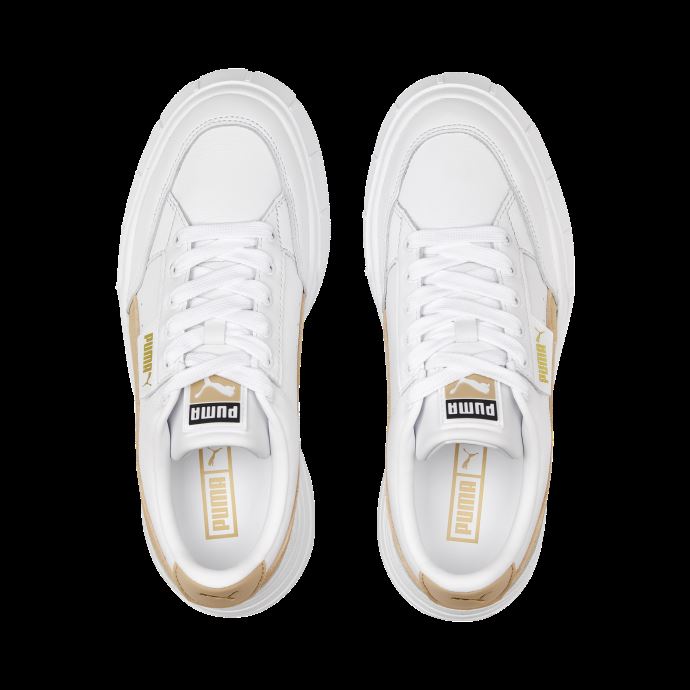 Baskets Mayze Stack Femmes Blanc-sable Clair Puma Canada
