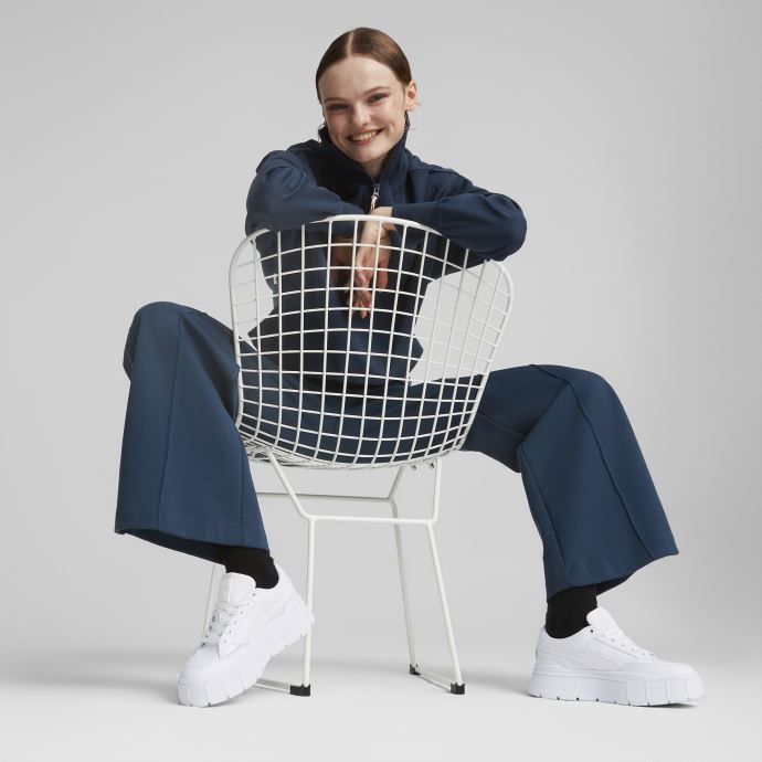 Baskets Mayze Stack Cuir Femme Puma Canada Blanc