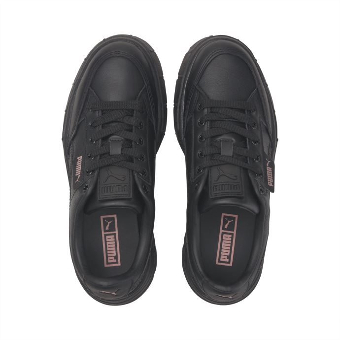 Baskets Puma Canada Mayze Stack En Cuir Femme Noir
