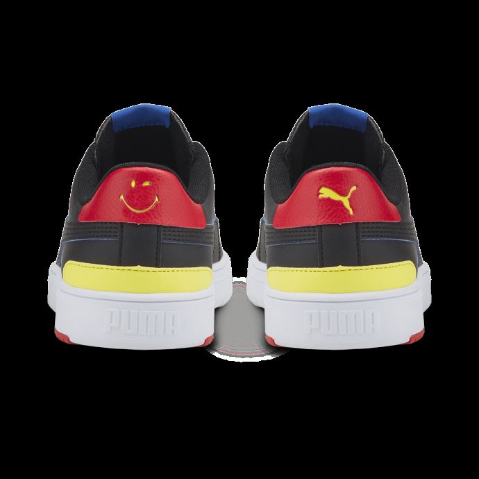 Baskets Puma Canada X Smileyworld Serve Pro Grand Enfant Noir-bleu Royal-rouge-jaune
