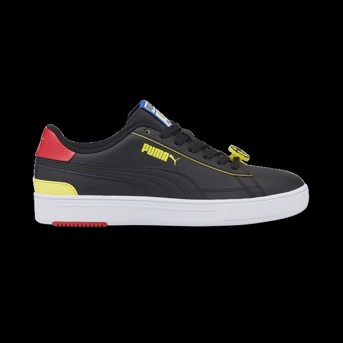 Baskets Puma Canada X Smileyworld Serve Pro Grand Enfant Noir-bleu Royal-rouge-jaune
