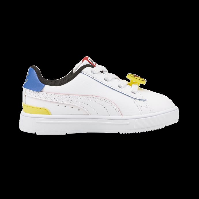 Chaussures Bébé Puma Canada X Smileyworld Serve Pro Blanc-rouge-bleu Royal-jaune
