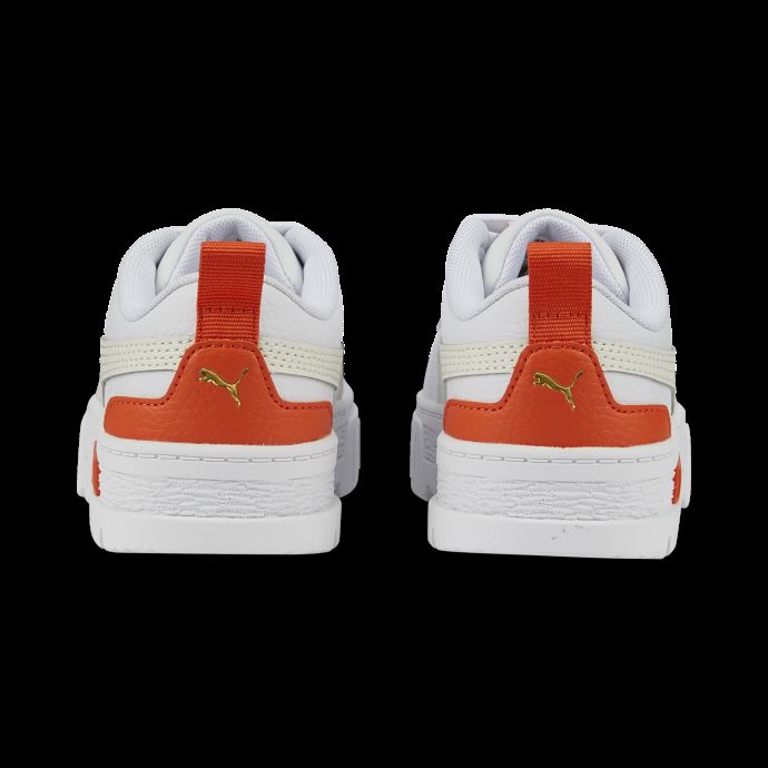 Baskets Mayze En Cuir Pour Enfants Blanc-gris Vaporeux Puma Canada
