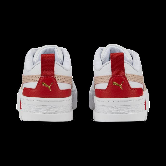 Chaussures Pour Petits Enfants En Cuir Mayze Puma Canada Blanc-rose Quartz
