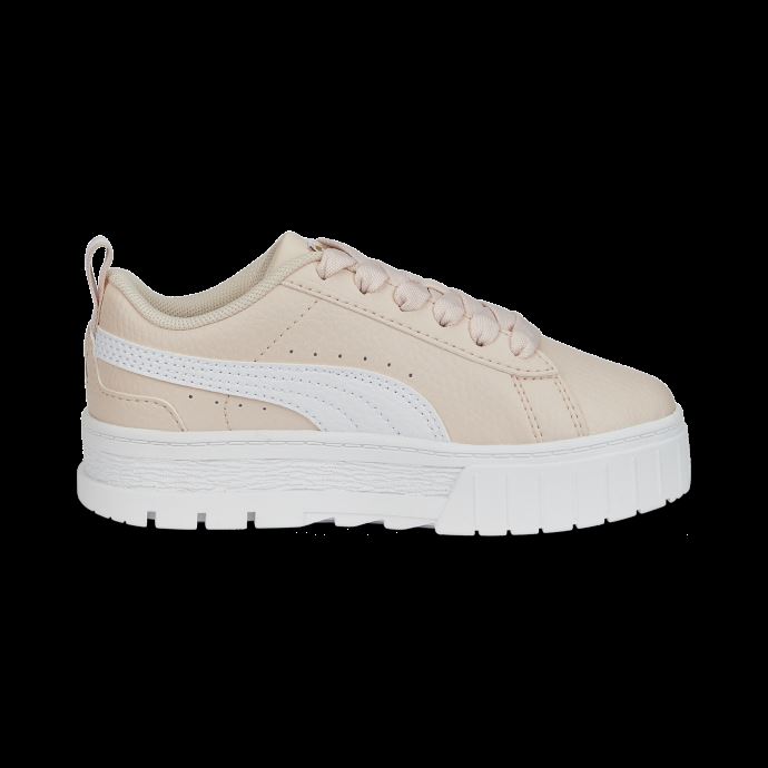 Puma Canada Mayze Baskets Enfant En Cuir Island Rose-blanc
