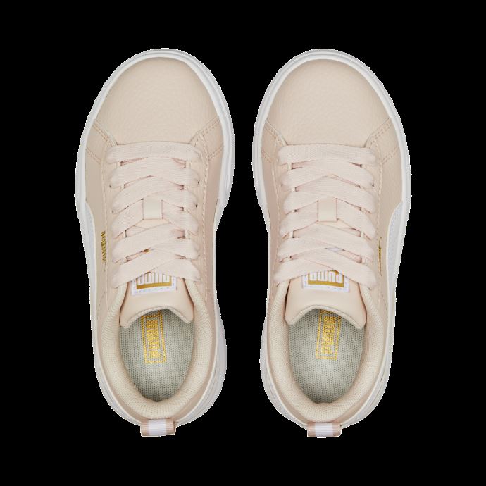 Puma Canada Mayze Baskets Enfant En Cuir Island Rose-blanc
