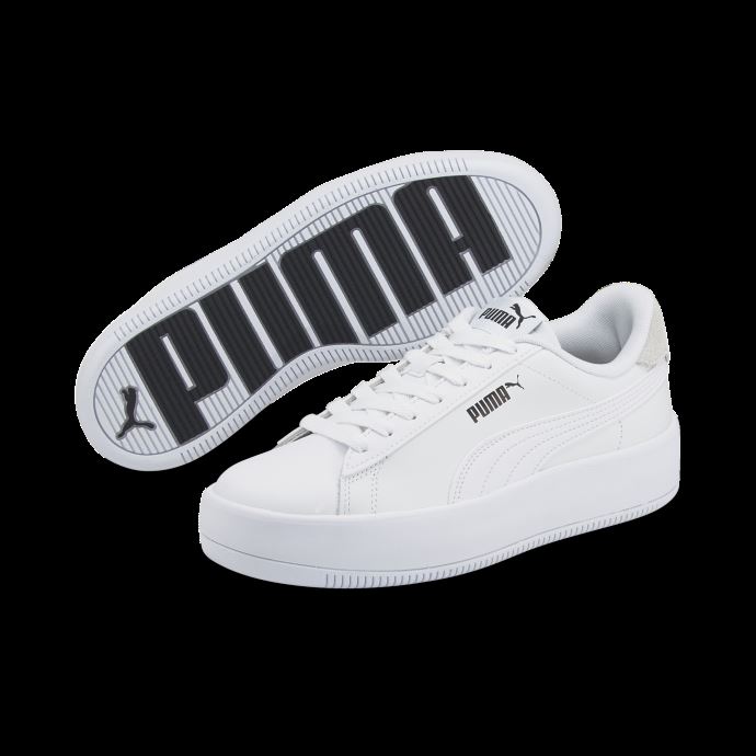 Puma Canada Baskets à Plateforme Lily Blanches-blanches-noires Pour Femmes