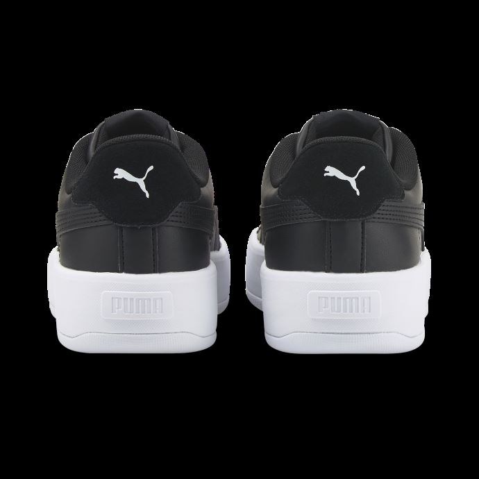 Baskets Lily Platform Lacées Pour Femmes Noir-noir-blanc Puma Canada
