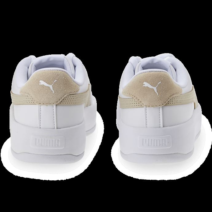 Puma Canada Lily Platform Laced Femmes Baskets Blanc-peyote-gris Glacier
