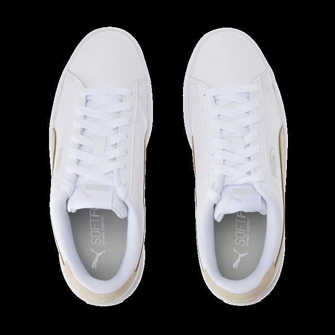 Puma Canada Lily Platform Laced Femmes Baskets Blanc-peyote-gris Glacier
