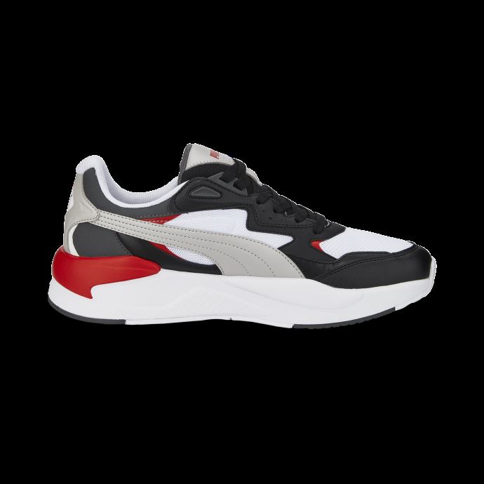 Baskets De Vitesse X-ray Puma Canada Blanc-gris Violet-ombre-rouge
