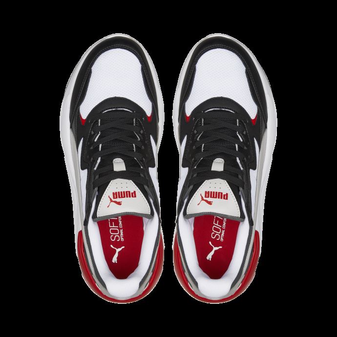 Baskets De Vitesse X-ray Puma Canada Blanc-gris Violet-ombre-rouge
