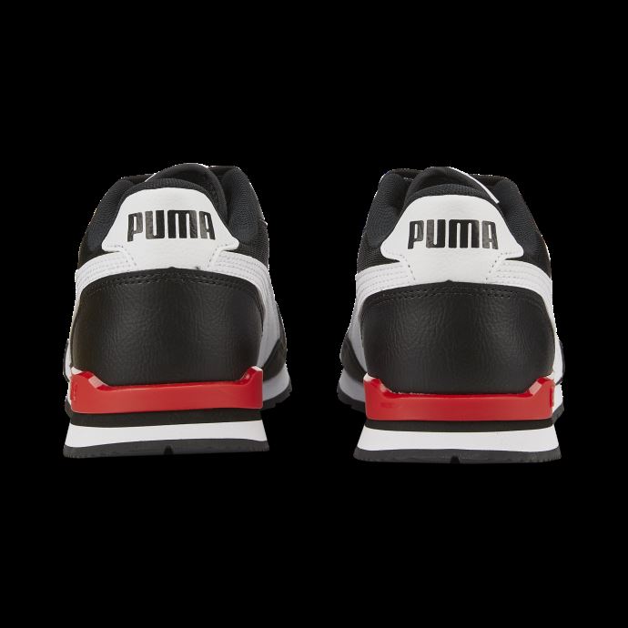 Baskets Puma Canada St Runner V3 Mesh Noir-blanc-rouge à Haut Risque
