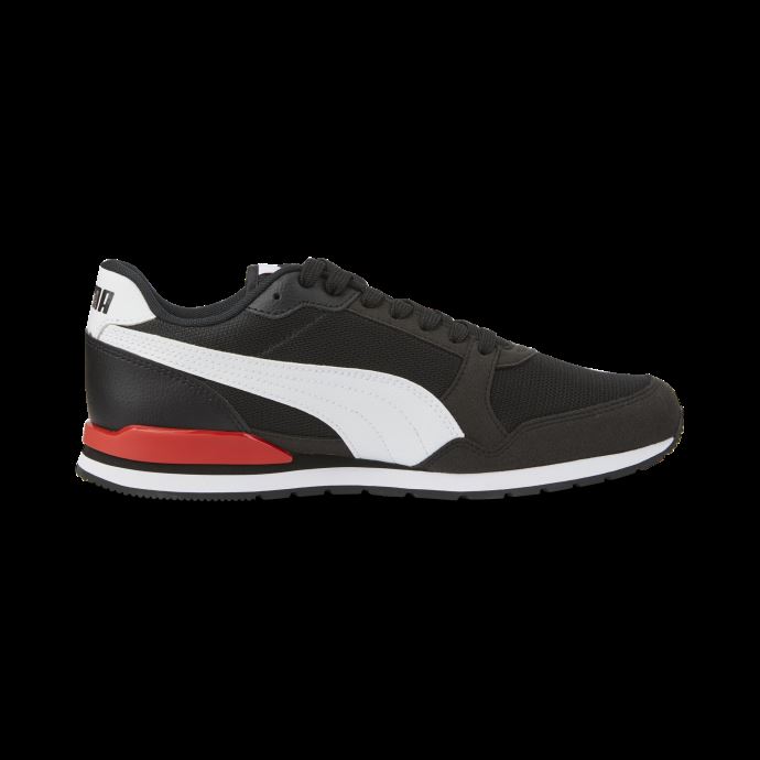 Baskets Puma Canada St Runner V3 Mesh Noir-blanc-rouge à Haut Risque
