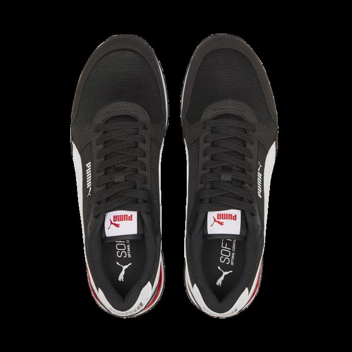 Baskets Puma Canada St Runner V3 Mesh Noir-blanc-rouge à Haut Risque
