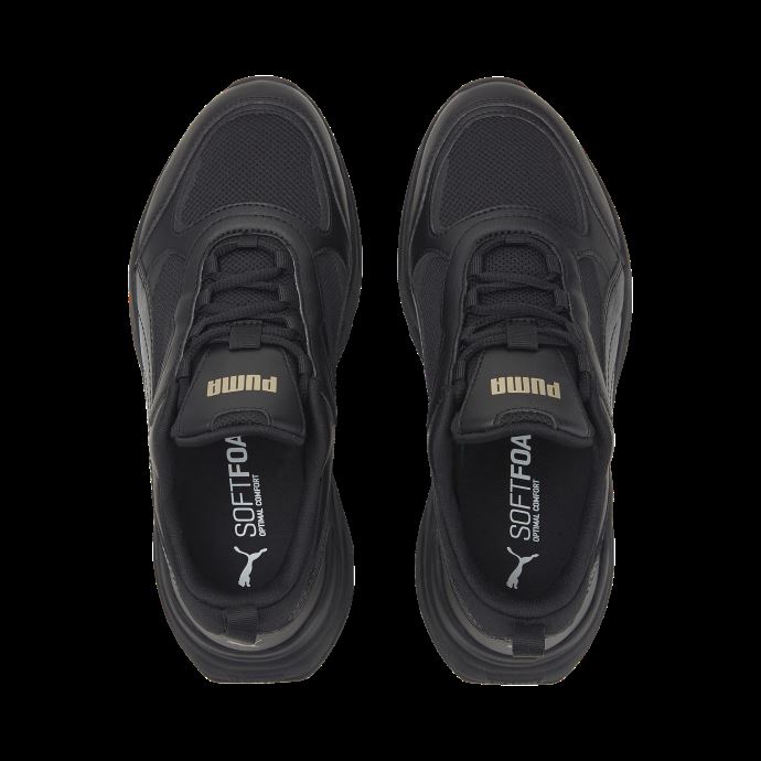 Baskets Femme Cassia Puma Canada Noir-noir-team Gold
