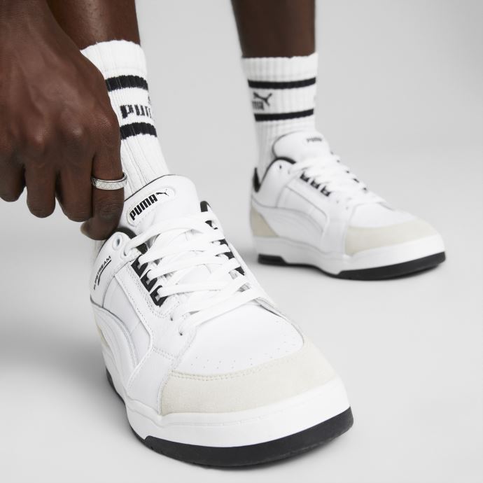 Puma Canada Blanc-vaporeux Gris Slipstream Lo Baskets Rétro
