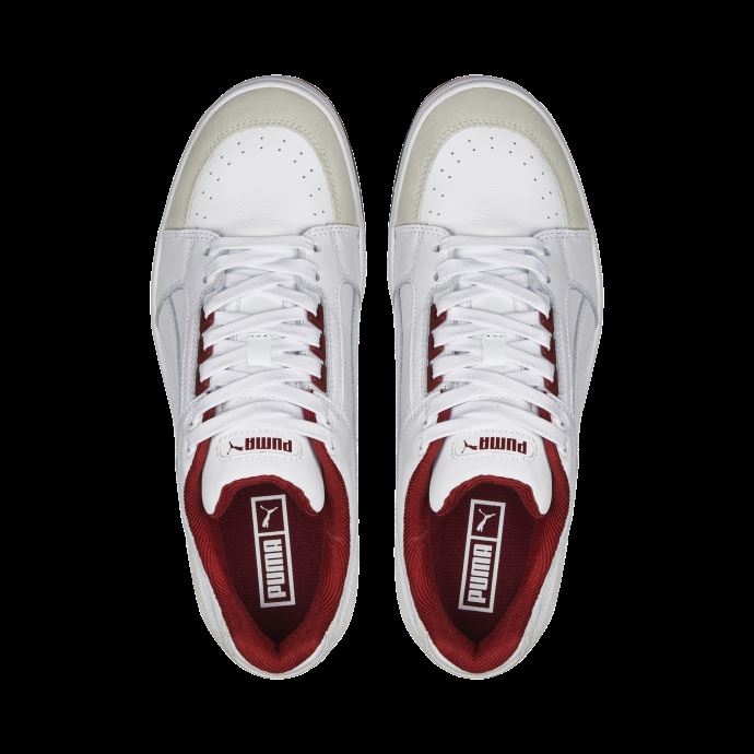 Baskets Homme Slipstream Lo Retro Puma Canada Blanc-rouge Intense
