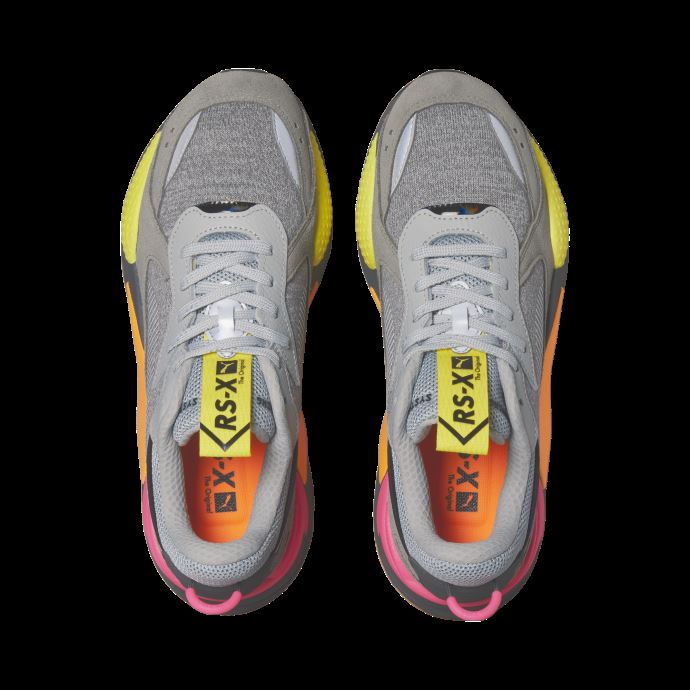 Baskets Puma Canada Rs-x Highlighter Taille Haute-gris Ultra-rose Fluo Pour Homme
