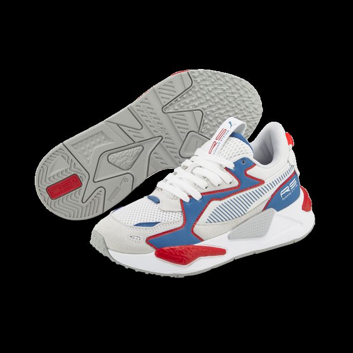 Rs-z Contour Jeunesse Baskets Puma Canada Blanc-vallarta Bleu-rouge