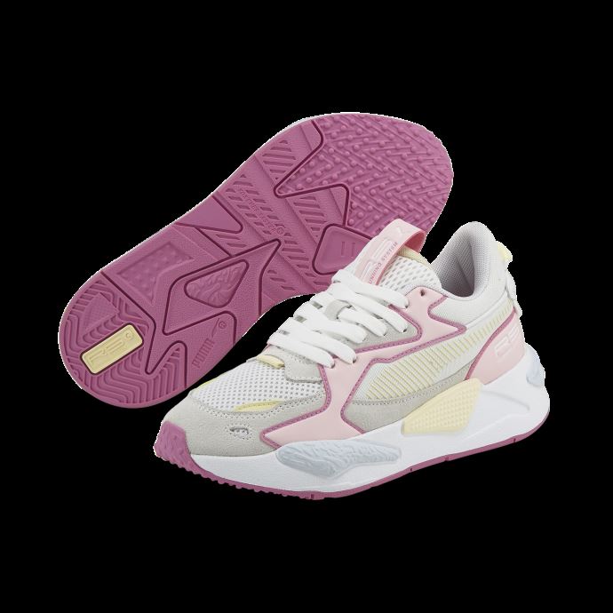 Baskets Rs-z Contour Pour Jeunes Blanc-craie Rose-anis Fleur Puma Canada