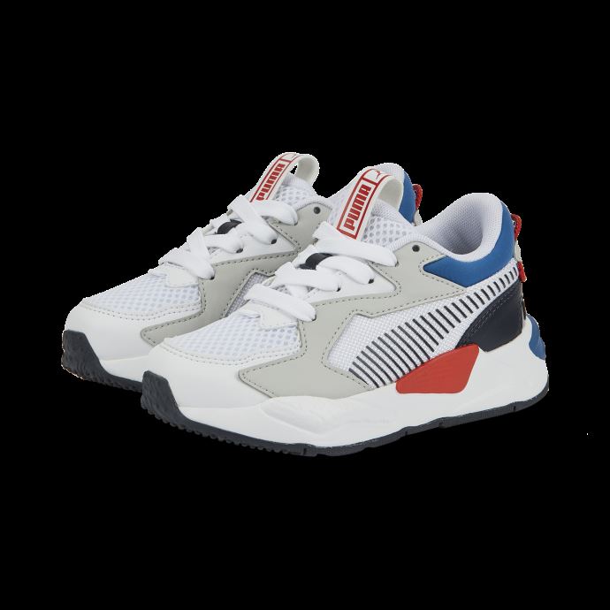 Baskets Puma Canada White-lake Blue Rs-z Core Pour Enfants