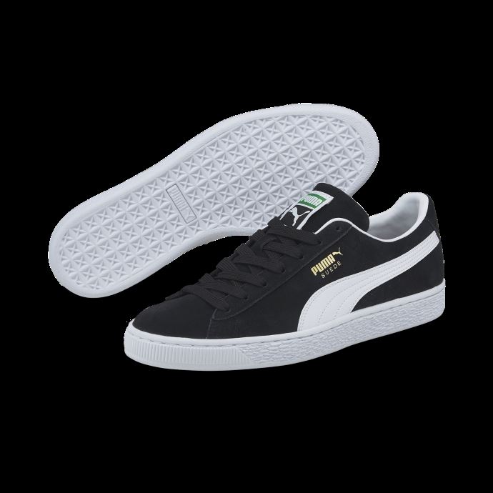 Baskets Puma Canada Daim Croco Noir-blanc