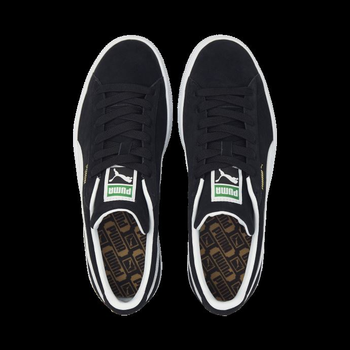 Baskets Puma Canada Daim Croco Noir-blanc
