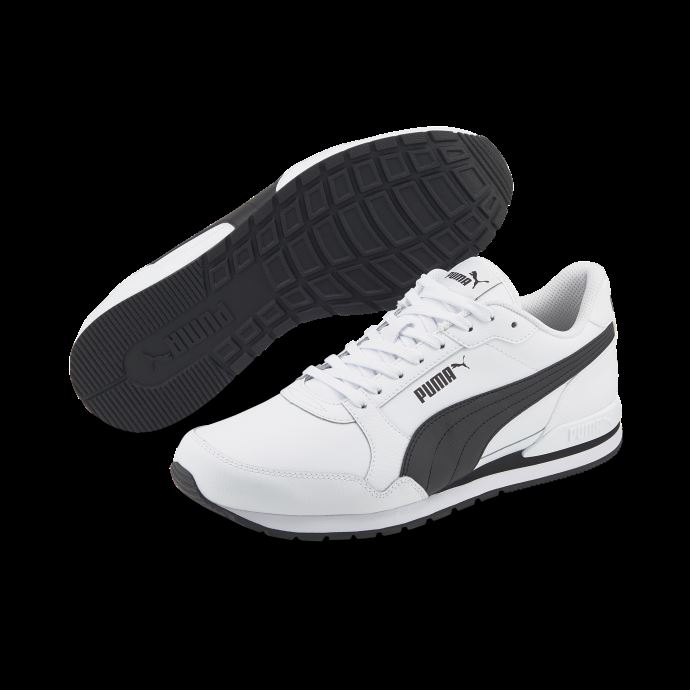 Baskets Puma Canada St Runner V3 L Blanches Et Noires