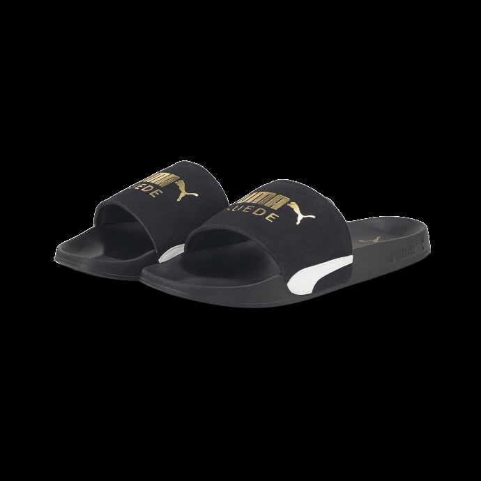 Sandales Classiques En Daim Noir-team Gold Leadcat 2.0 Puma Canada