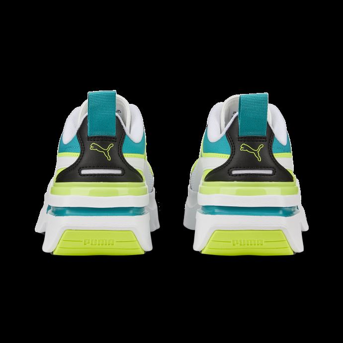 Baskets Kosmo Rider Pop Pour Femmes White-lime Squeeze Puma Canada
