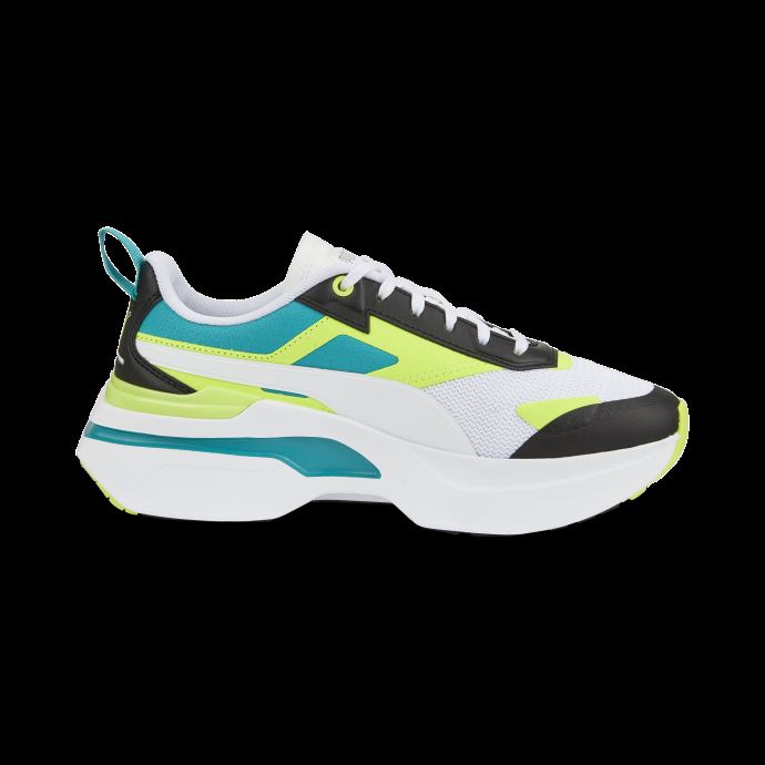 Baskets Kosmo Rider Pop Pour Femmes White-lime Squeeze Puma Canada
