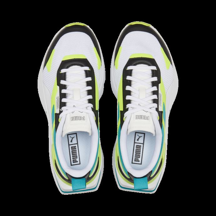 Baskets Kosmo Rider Pop Pour Femmes White-lime Squeeze Puma Canada
