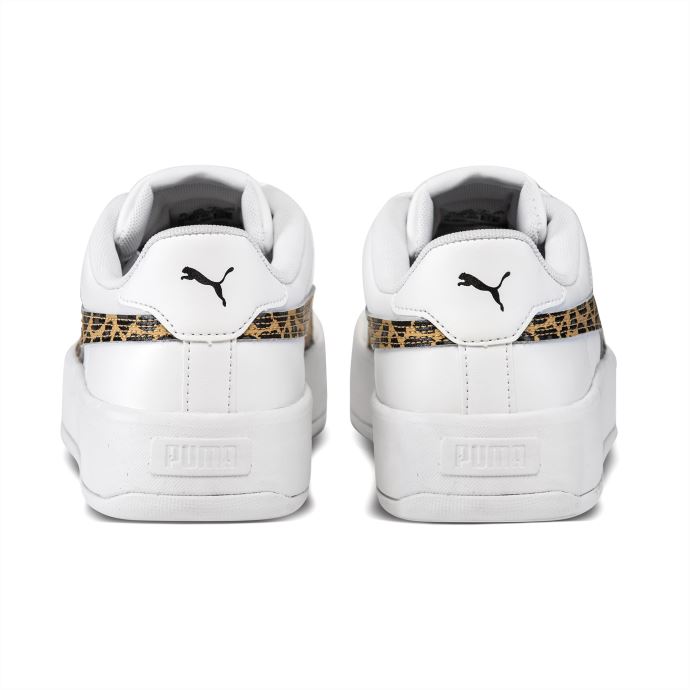 Puma Canada Lily Platform Leo Baskets Femme Blanc-noir
