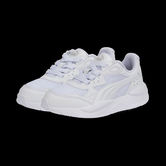 Puma Canada Baskets Enfant Blanc-blanc-gris Violet X-ray Speed Ac