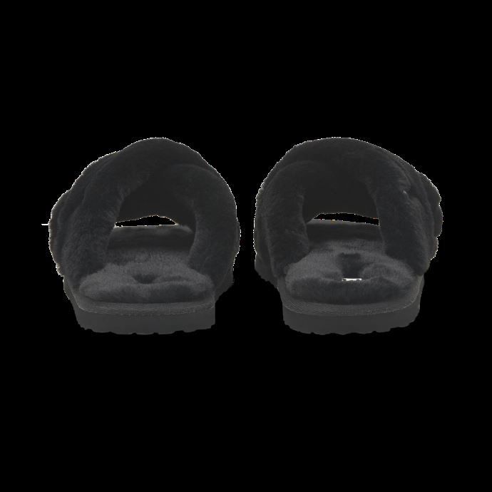 Claquette Puma Canada Fluff X Strap Noir Blanc Pour Femme
