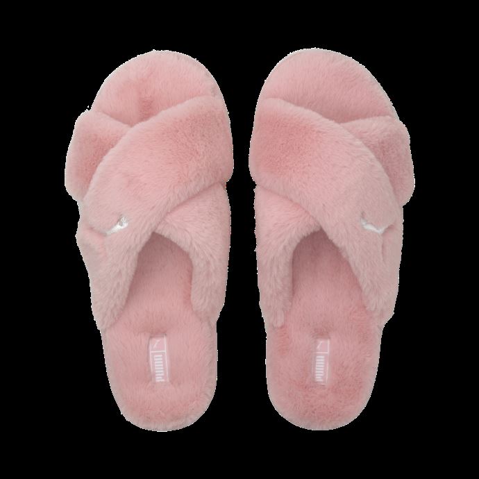 Claquette Puma Canada Fluff X Strap Blanc Lotus Pour Femme
