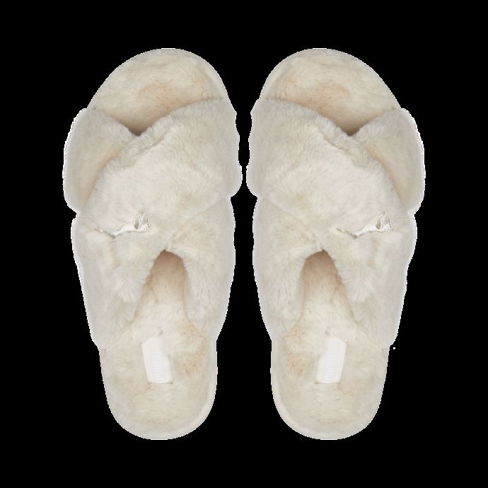 Claquette Puma Canada Fluff X Strap Blanc De Poule Pour Femme
