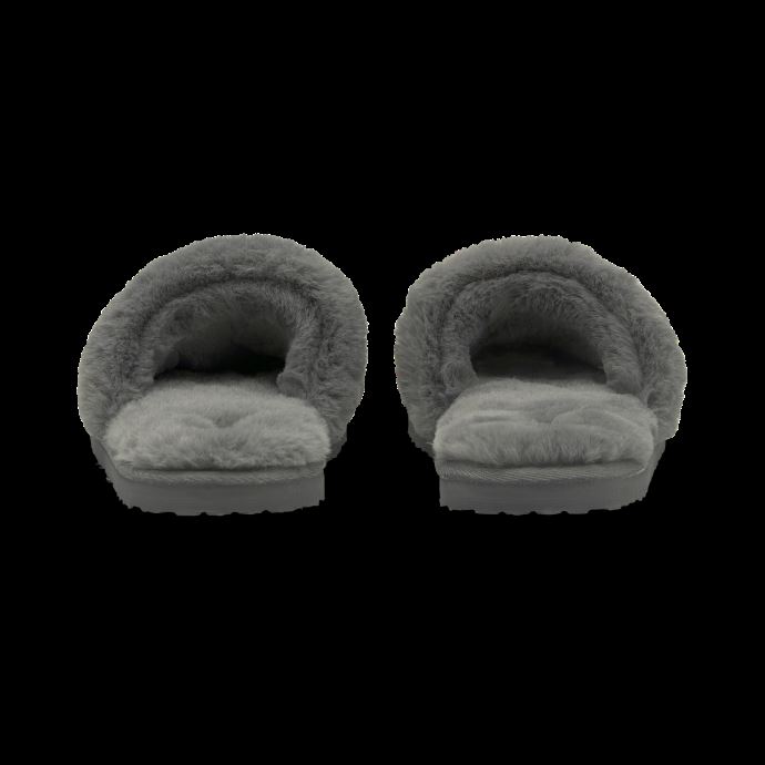 Claquette Puma Canada Fluff Gris Anthracite-blanc Pour Femme
