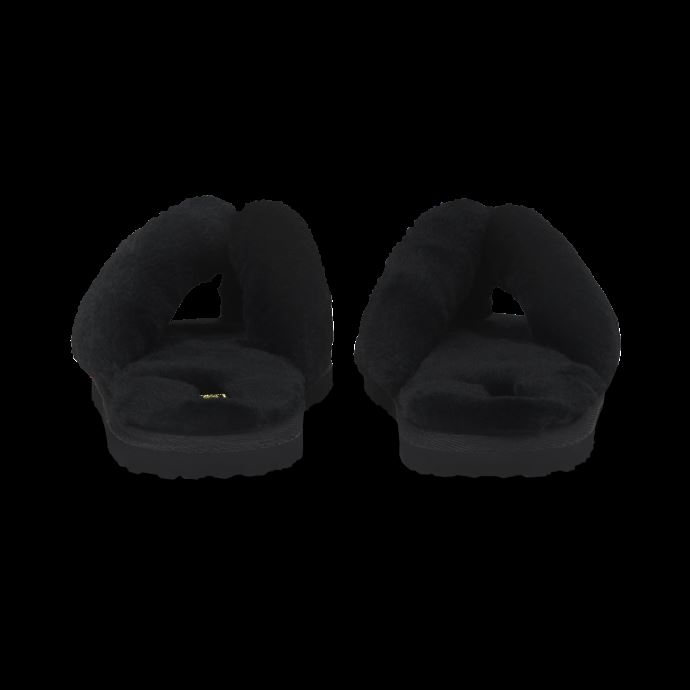 Puma Canada Fluff Flip Chaussures Femme Noir-team Gold
