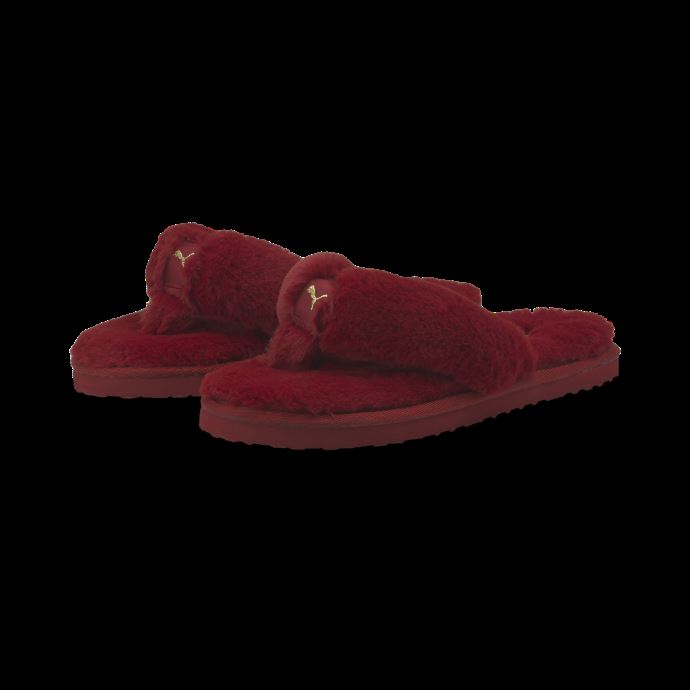 Puma Canada Fluff Flip Chaussures Femme Persian Red-team Gold