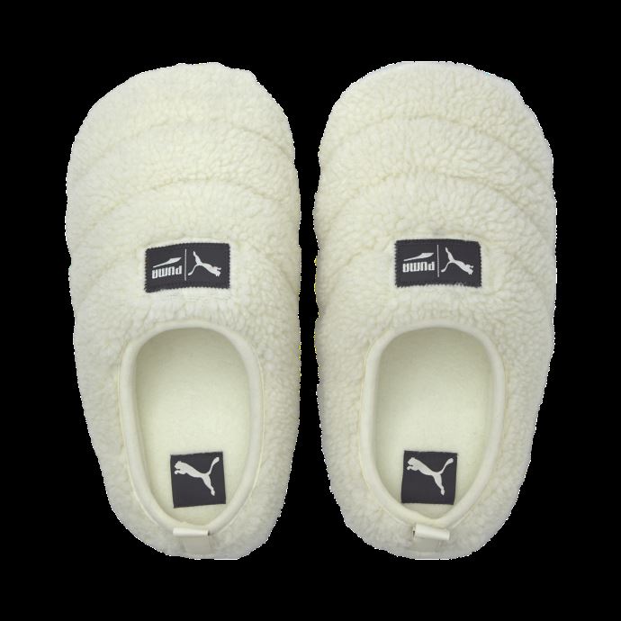 Chaussons Sherpa Scuff Blanc-noir Puma Canada
