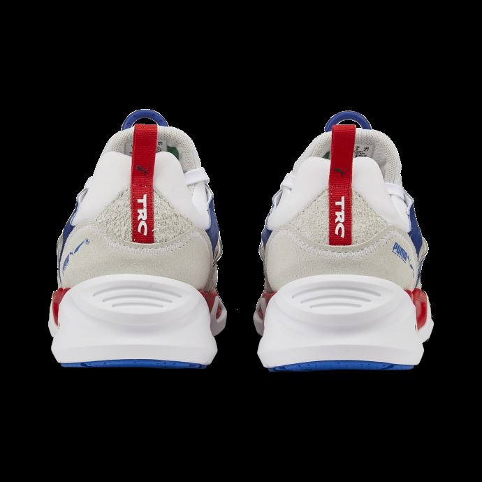 Trc Blaze Formateurs Puma Canada Blanc-haut Risque Rouge
