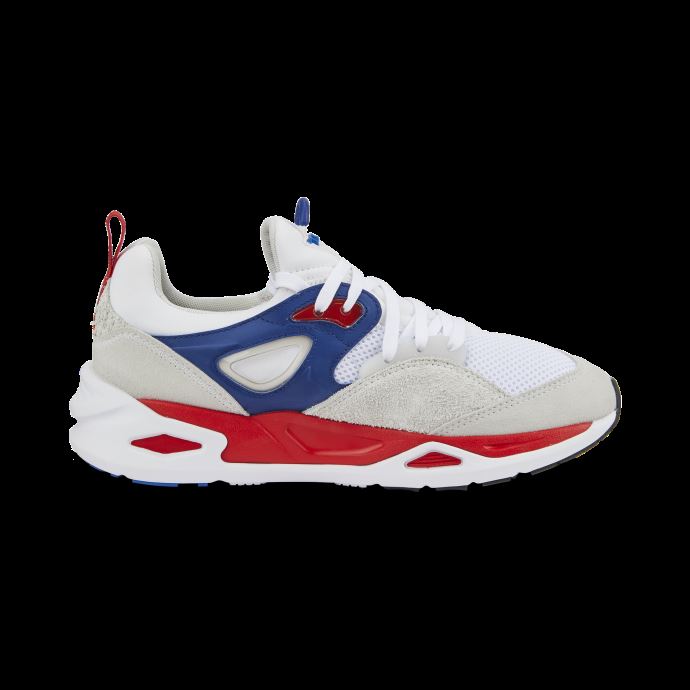 Trc Blaze Formateurs Puma Canada Blanc-haut Risque Rouge
