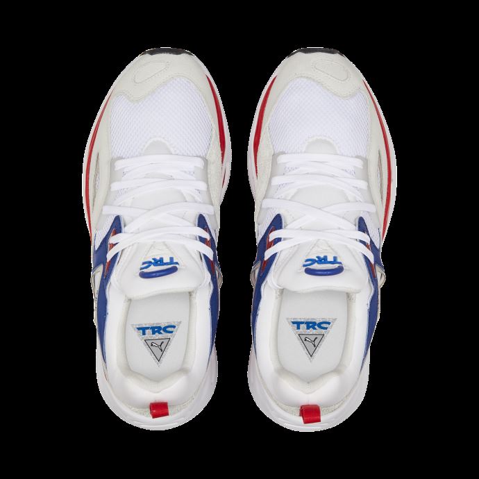 Trc Blaze Formateurs Puma Canada Blanc-haut Risque Rouge

