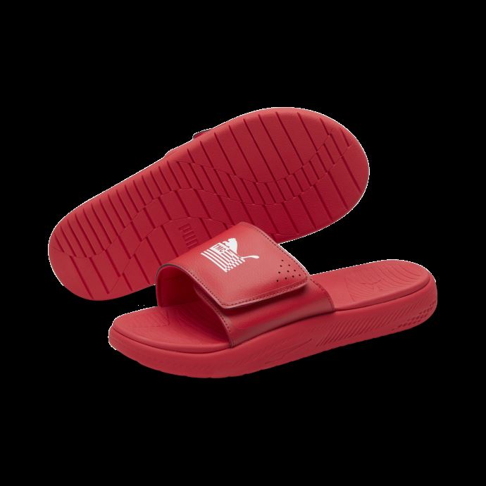Puma Canada X Tmc Softride Slides High Risk Rouge-blanc