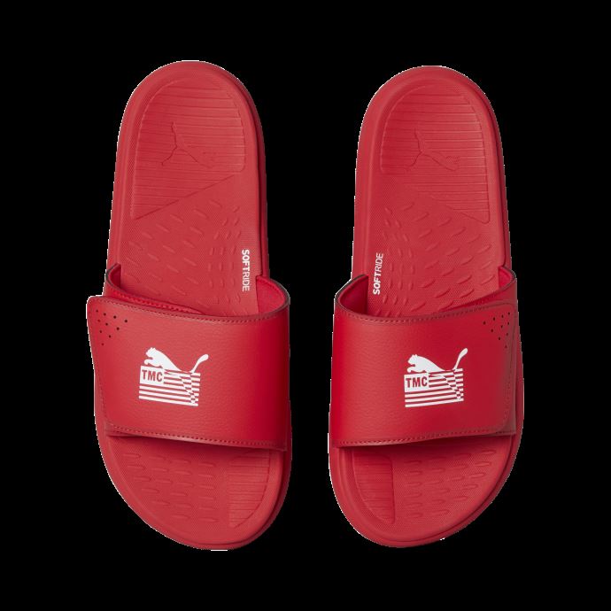 Puma Canada X Tmc Softride Slides High Risk Rouge-blanc

