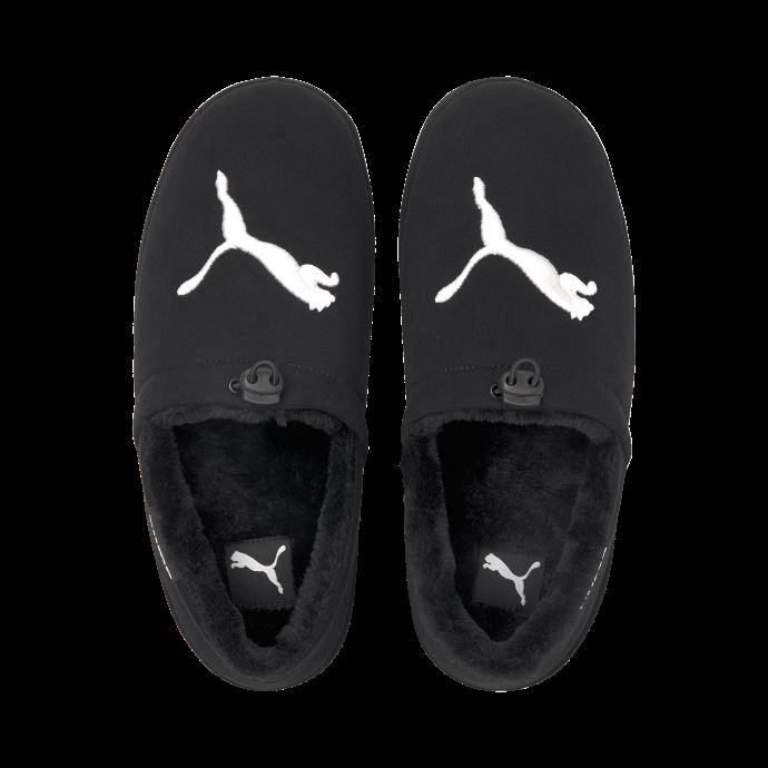 Chaussons Puma Canada Tuff Mocc Cat Noir Et Blanc
