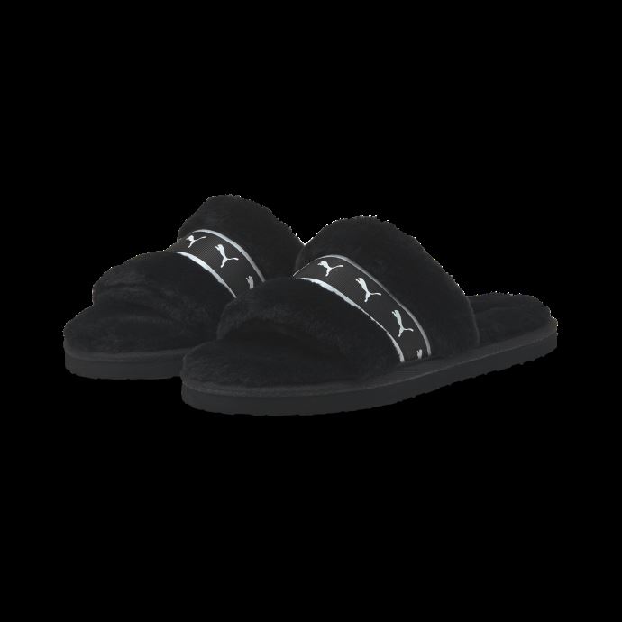 Fluff Remix Sandales Pour Femmes Puma Canada Noir-blanc