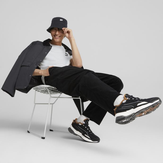 Baskets Extent Nitro Heritage Jet Black-whisper White Puma Canada